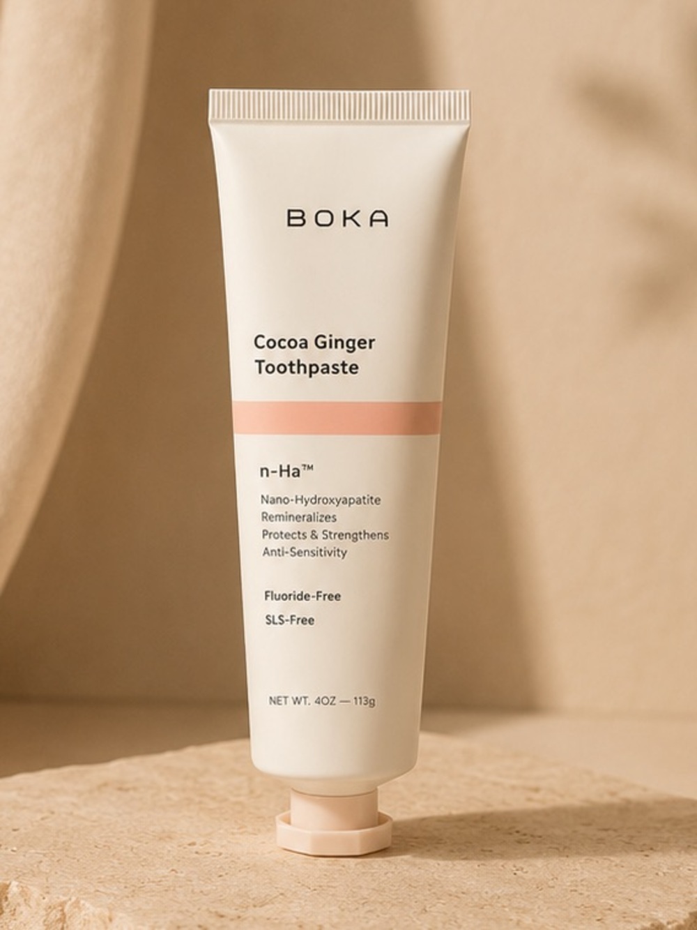 Boka Coco Ginger Nano Hydroxyapatite Toothpaste | Fluoride Free Toothpaste